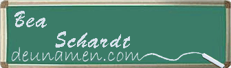 Bea Schardt Visitenkarte